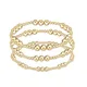Kkbead Stretch Armband Femme 18 Karat wasserdichte vergoldete Perlen Armbänder für Frauen Schmuck