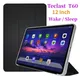Tri-Folding Stand Cover für Teclast T60 Fall 12 "Tablet PC Folio Pu Leder Funda mit TPU Back Shell