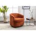 360 Degree Swivel Arm Chair Round Accent Chair Cuddle Barrel Chair