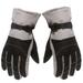 Biziza Kids Snow Gloves for Boys Girls Winter Waterproof Insulated Kids Ski Gloves Thickening Warm Windproof Outdoor Gloves Gray