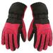 Biziza Kids Children Ski Gloves Winter Snow Gloves Waterproof Winter Warm Gloves for Snowboarding Sledding Hot Pink