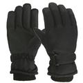 Biziza Waterproof and Insulated Kids Ski Gloves Keep Your Child Warm with Ski Gloves Designed for Winter Fun Black