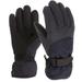 Biziza Waterproof and Insulated Kids Ski Gloves Keep Your Child Warm with Ski Gloves Designed for Winter Fun Black