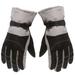 Biziza Waterproof Ski Snowboard Gloves Mittens Thinsulate Lined Winter Cold Weather Gloves for Boys and Girls Gray