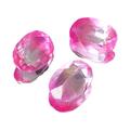 Walmeck Gradient Color Oval Diamond Resin Nail Jewelry DIY Ice Transparent Nail Accessories