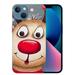 MAXPRESS Christmas Case for iPhone 15 Plus Cute Merry Christmas Pattern Phone Case Gifts Translucent Silicone Hard PC +Shockproof Protective Cover for iPhone 15 Plus 6.7 inch-Christmas Elk