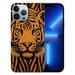 MAXPRESS Case Compatible with iPhone 15 Tiger Animal Print[Anti-Scratch] Fashion Pattern Hard PC Back& Cover Case iPhone 15