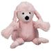 Huggle Hounds 813168013054 Knottie Diva Poodle Dog Toy Pink - Large