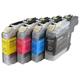 4x Tinte Kompatibel für Brother MFC-J 475 DW / MFC-J 650 DW (Bk Black, CY Cyan, M Magenta, Y Yellow)