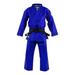 FUJI Double Weave Judo Gi Thick Collar Cotton-Blend Judo Uniform Blue 4