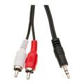 Cable Central LLC 3.5mm Stereo to RCA Audio Cable 3.5mm Stereo Male to Dual RCA Male (Right and Left) 6 Feet