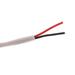 Cable Central LLC Speaker Cable White Pure Copper CM / In-wall rated 12/2 (12 AWG 2 Conductor) 65 Strand / 0.25mm Pullbox 500 Feet