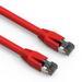 Cable Central LLC Red Cat 8 Ethernet Cable 10 Ft (5 Pack) 40 Gbps High Speed S/FTP Cat 8 Internet Cable for Router Modem - Professional Series Network Cord With 2000mhz - 10 Feet Ethernet Cable