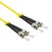 Cable Central LLC (50 Pack) 5m ST/UPC-ST/UPC Singlemode Duplex OFNR 2.0mm Fiber Optic Patch Cable - 16.4 Feet