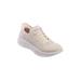 Wide Width Women's The Slip-Ins™ Go Walk Flex Sneaker by Skechers in Off White Wide (Size 12 W)