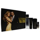 Gold Rush Man by Paris Hilton for Men - 4 Pc Gift Set 3.4oz EDT Spray, 0.5oz EDT Spray, 3.0oz Hair B