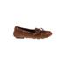 J.Crew Flats: Brown Print Shoes - Women's Size 5 - Almond Toe