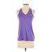 Under Armour Active Tank Top: Purple Activewear - Women's Size Small