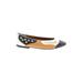 Joan & David Flats: Gold Shoes - Women's Size 6 - Almond Toe