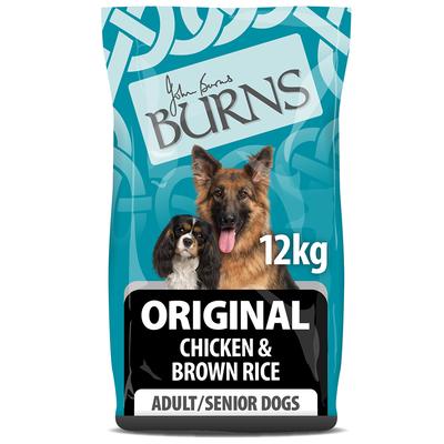 12 kg Huhn & brauner Reis Adult & Senior Original Burns Trockenfutter für Hunde