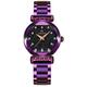 Womens Watch Casual Simple Waterproof Watch for Women with Lady Ladies Dress Starry Sky Japan Quartz Wrist Watches Gift Female, vintage purple, classic