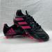 Adidas Shoes | Adidas Unisex Child Goletto Vii Fg Soccer Shoe Cleat Black Pink Size 3.5 Youth | Color: Black/Pink | Size: 3.5bb