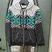 American Eagle Outfitters Jackets & Coats | American Eagle Outfitters Jacket Medium Gray Fair Isle Full Zip Fleece | Color: Gray | Size: M