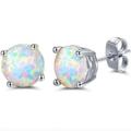 Free People Jewelry | Anthropologie Sterling Silver Opal Stud Earrings | Color: Silver | Size: Os