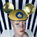 Disney Accessories | Disney 50th Anniversary 2005 Gold Mickey Ears Cap | Color: Gold | Size: Os