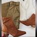 Free People Shoes | Free People In The Loop Woven Boot In Tan | Color: Red/Tan | Size: 7