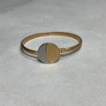 Madewell Jewelry | Madewell Matte Finish Gold/Silver Bangle Bracelet | Color: Gold/Silver | Size: Os