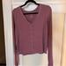 American Eagle Outfitters Tops | American Eagle Button Up Top | Color: Pink/Purple | Size: L