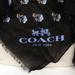 Coach Accessories | Coach Large Black Shawl Wrap | Color: Black | Size: Os