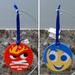 Disney Holiday | Disney Parks Inside Out Ornament Pixar Fest Anger And Joy Character Dca Ceramic | Color: Red/Yellow | Size: Os