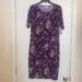 Lularoe Dresses | L Lularoe Julia Dress Dd22 1552 | Color: Gold/Purple | Size: L