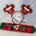 Disney Accessories | Disney Parks Christmas Ears Bundle | Color: Red | Size: Os