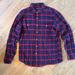 J. Crew Shirts | J Crew Mercantile Men's Large Flannel - Blue/Red (Brown Buttons) | Color: Blue/Red | Size: L