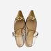 Gucci Shoes | Gucci Zumi Slingback Pumps | New In Box | Size 36 | Color: Gold/Silver | Size: 6