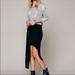 Free People Skirts | Gypsy Junkies X Free People Black Asymmetrical Skirt | Color: Black | Size: S