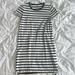 Madewell Dresses | Black And White Striped Madewell Dress - Size Xs | Color: Black/White | Size: Xs