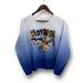 Disney Tops | Disney Parks 2020 Walt Disney World Blue White Ombre Knit On Logo Sweatshirt | Color: Blue/White | Size: L