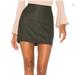 Free People Skirts | Free People Modern Femme Vegan Mini Skirt Green (2) | Color: Green | Size: 2