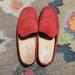 J. Crew Shoes | Jcrew Red Leather Loafer Slides | Color: Black/Red | Size: 9