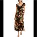 Anthropologie Dresses | Lost + Wander Aloha Lei Maxi Wrap Dress | Color: Black | Size: Xs