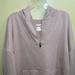 Nine West Tops | New Women’s Nine West Hoodie Large Beige Nwot | Color: Pink | Size: L