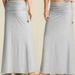 Athleta Skirts | Athleta Grey Stretchy Cinch Maxi Fold Over Tie Lace Sides Yoga Everyday Skirt | Color: Brown/Gray | Size: M