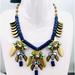 J. Crew Jewelry | J.Crew Vintage Gorgeous Crystal Statement Necklace | Color: Blue/Green | Size: Os