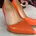 Kate Spade Shoes | Kate Spade Heels - Orange Patent Leather | Color: Orange | Size: 8.5