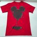 Disney Shirts | Disneyland Resort Hanes Walt Disney World Red T-Shirt - Dripping Mickey Head - S | Color: Black/Red | Size: S