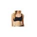 Michael Kors Swim | Michael Kors Logo Ring U-Neck Bikini Top Textured Removable Soft Cups Black Xs | Color: Black | Size: Xs